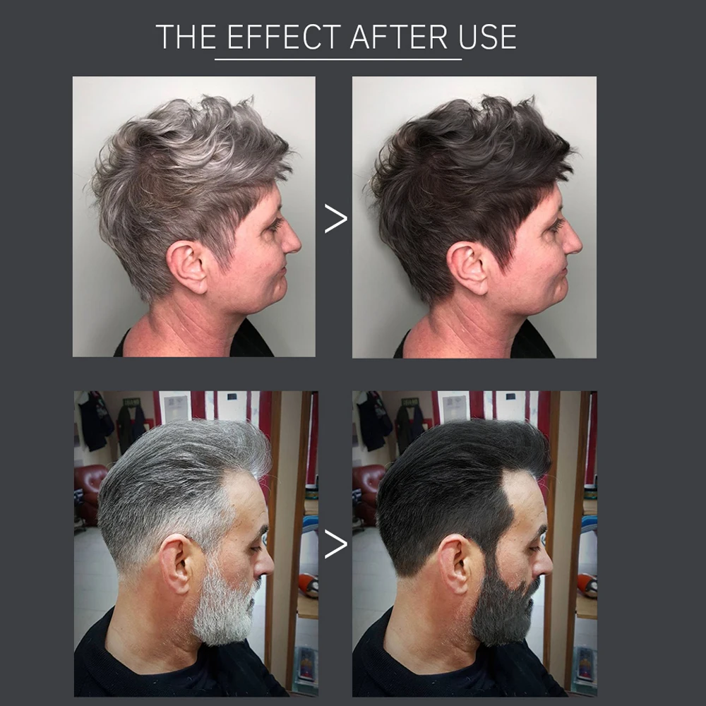 250Ml Sampo Rambut Cepat Pewarna Rambut Sampo Hitam Alami Anti Rambut Rontok Pelembab 5 Menit Esensi Tanaman Warna Rambut Hitam