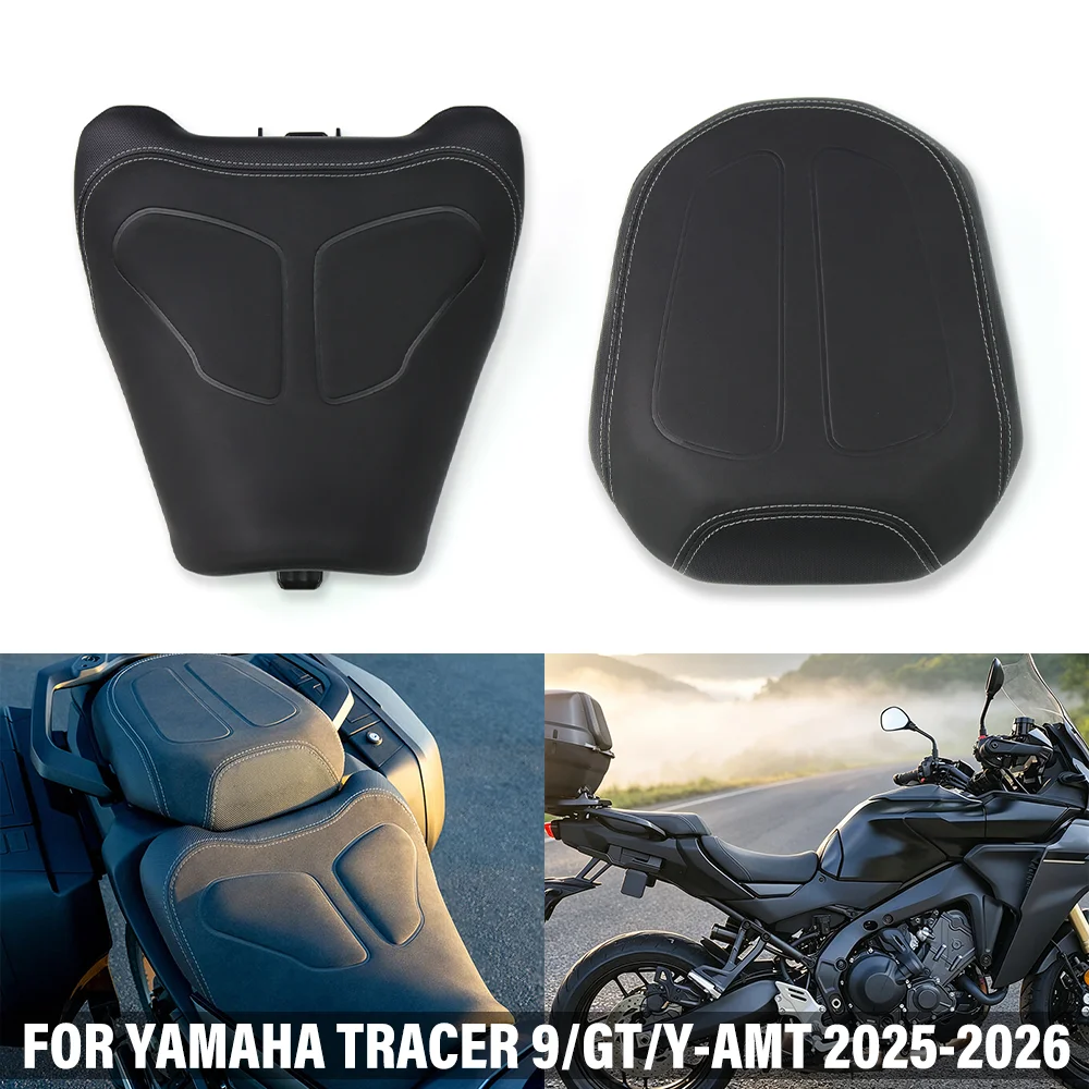 Motorcycle Rider Passenger Seat Cushion Front Rear Comfort Seat Pad Saddle FOR YAMAHA FOR TRACER 9/9 GT/9 GT +/Y-AMT 2025 2026