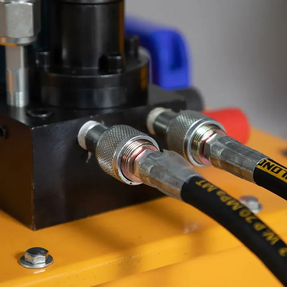 Alat Perbaikan Otomatis Hidrolik Jack Elektro-hidraulik Baru Pompa Oli Sinkron Silinder Oli Terpisah 50 Ton - Tak 100Mm Tanpa Pompa