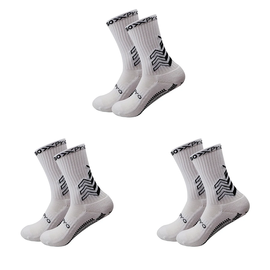 3/5 pairs of football socks, thickened towel bottom, adhesive anti slip sports cycling socks, basketball socks,