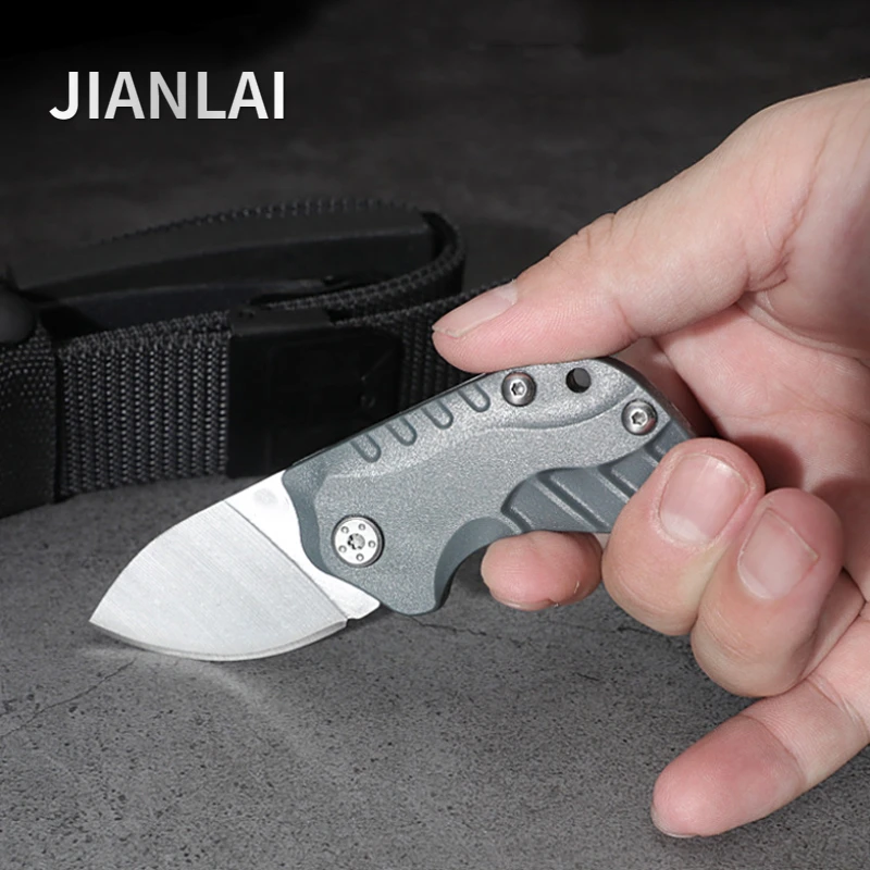 Mini cuchillo plegable de acero inoxidable D2, herramienta táctica multiusos portátil para llaves al aire libre, bolsa de regalo, nuevo