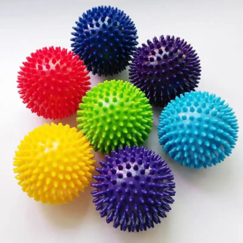 

5PCS Spiky Roller Trigger Point Massage Ball Stress And Anxiety Relief Toys For Adults Acupressure Reflexology Physics Therapy