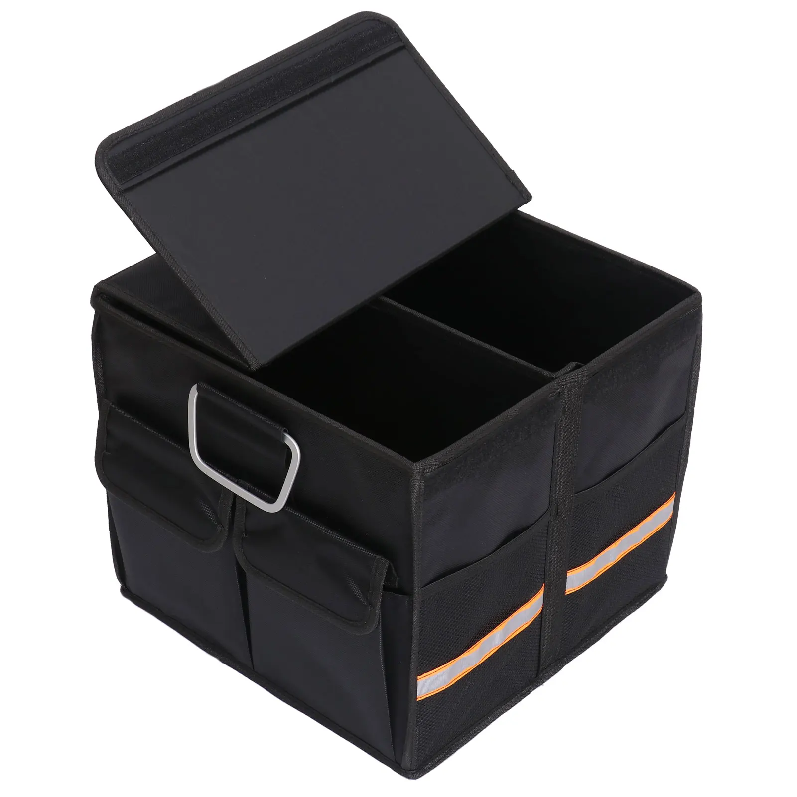 

1pc Waterproof Oxford Cloth Car Trunk Storage Box Foldable Large Capacity Organizer For Vehicle Boot Car Storage Case Sturdy