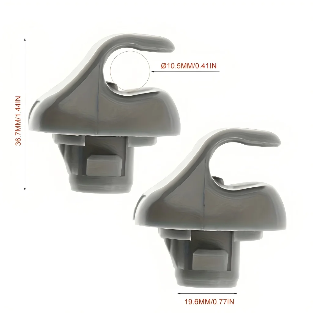 2Pcs Universal Sun Visor Clip Replacement for Honda 98-07 Accord 96-04 Civic 07-11 CR-V 03-05 Element CSL2018 88217S01A01ZA