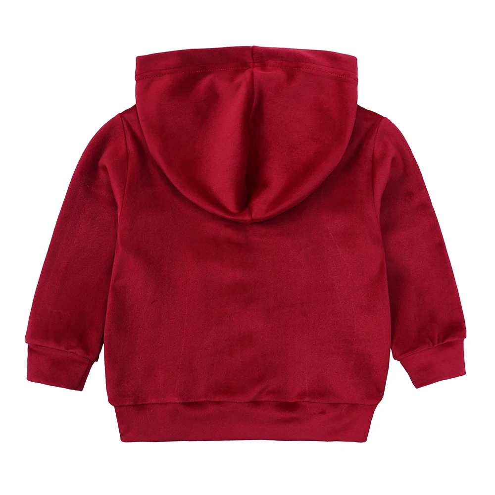2026 kinder Jungen Hoodies Samt Anzug Kleidung Casual Lösen Sweatshirt + Hosen Frühling Herbst Mädchen Set Kleinkind Kinder Sport Outfits – Detail 5