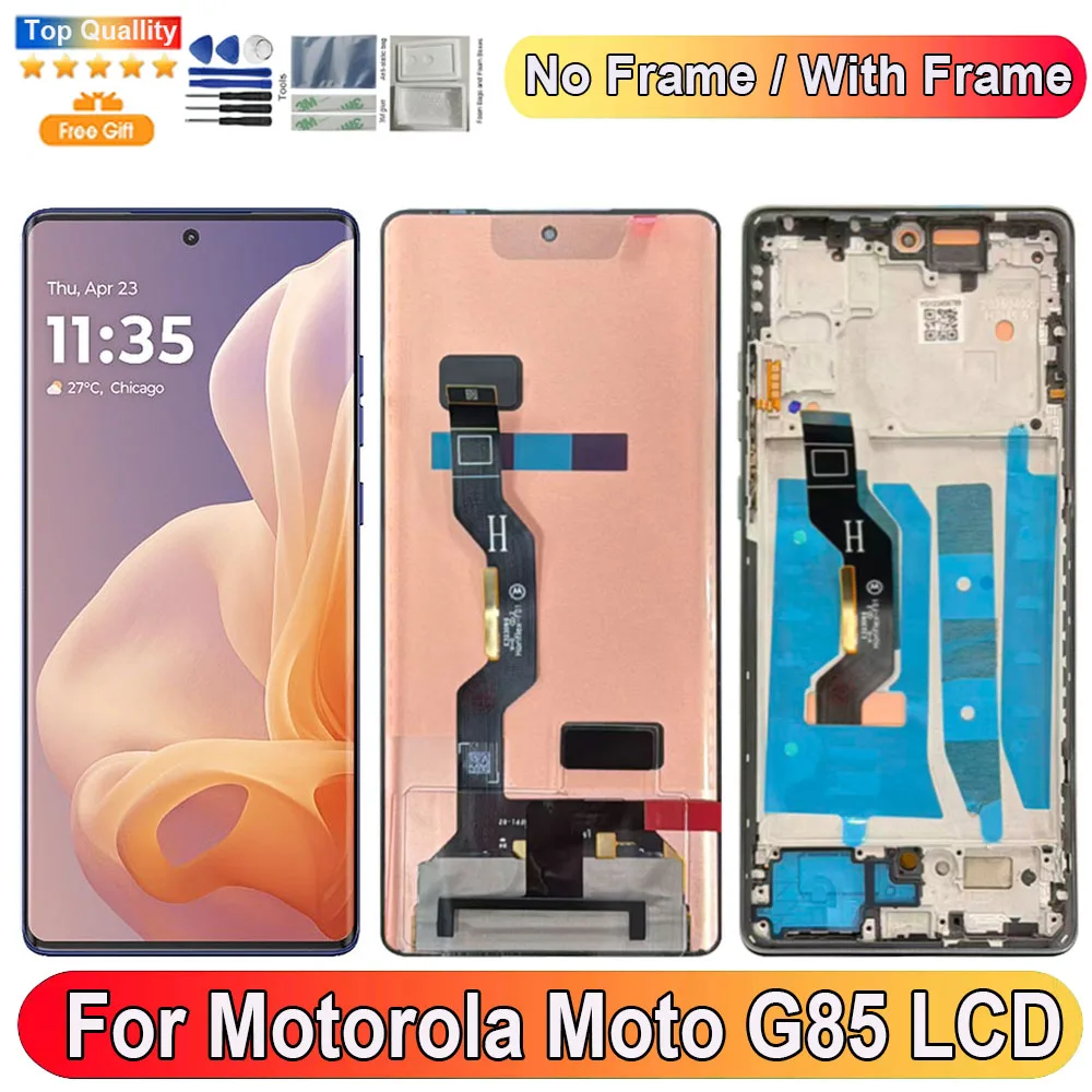 

6.67''For Motorola Moto G85 LCD Display Screen Touch Panel Digitizer Replacement Parts For Moto G85 Screen With Frame XT2427-3