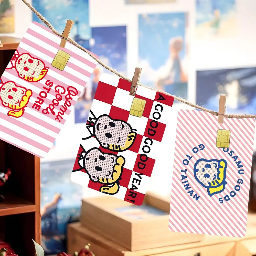 Cartoon O-osamu Goods Diy Credit Debit Card Sticker Party Sticker Decoration Waterproof Small Chip Card Skin Sticker