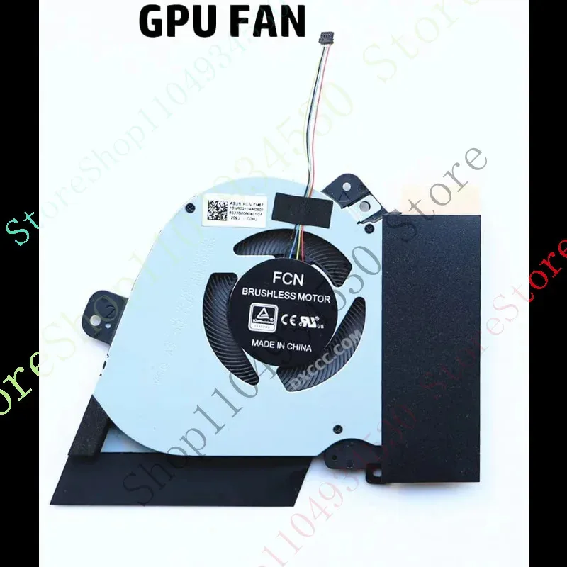 HC CPU + ventilador de refrigeración GPU para ASUS ROG Zephyrus G15 GA502 GA502IU ventilador de refrigeración GPU 13NR03V0T 020011 (CPU + ventilador GPU FM6F DC5V)