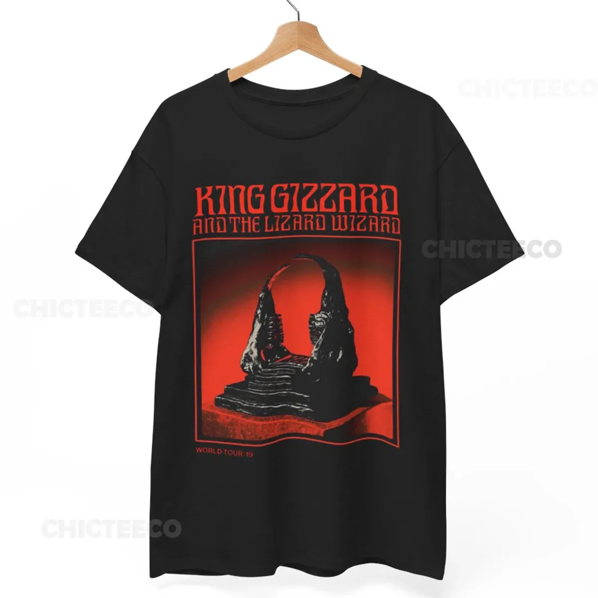 Camisa King Gizzard y el mago lagarto - Camisa de baile estética Gizzard unisex