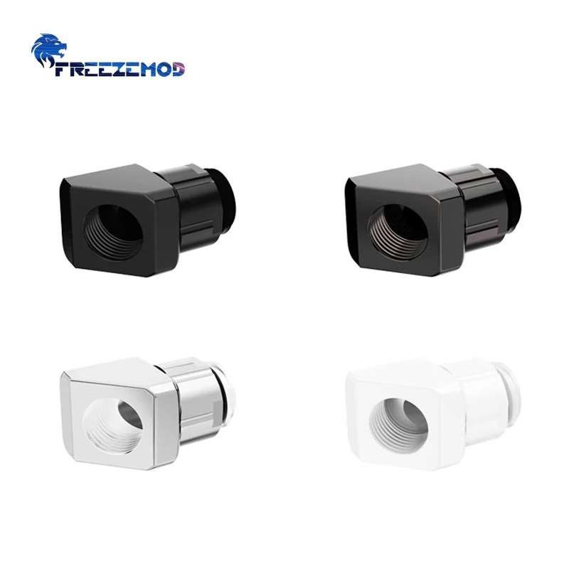 

FREEZEMOD GXZWT-D45 M-F 45 ° Колено вращающийся угловой фитинг, реверсивный на 360° ° Вращение, шестиугольный дизайн, гладкая поверхность, 4 цвета