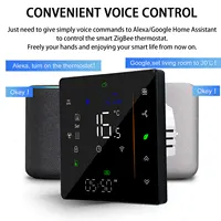 Tuya ZigBee Digital Display Smart Temperature Controller Hvac Thermostat 3 Speed Heating Cooling for Air Conditioning Controller - Image 3
