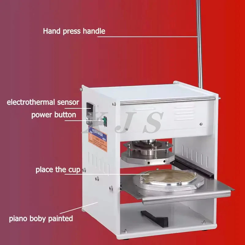 

Manual Aluminum Foil Heat Sealing Machine Plastic Cup Sealer