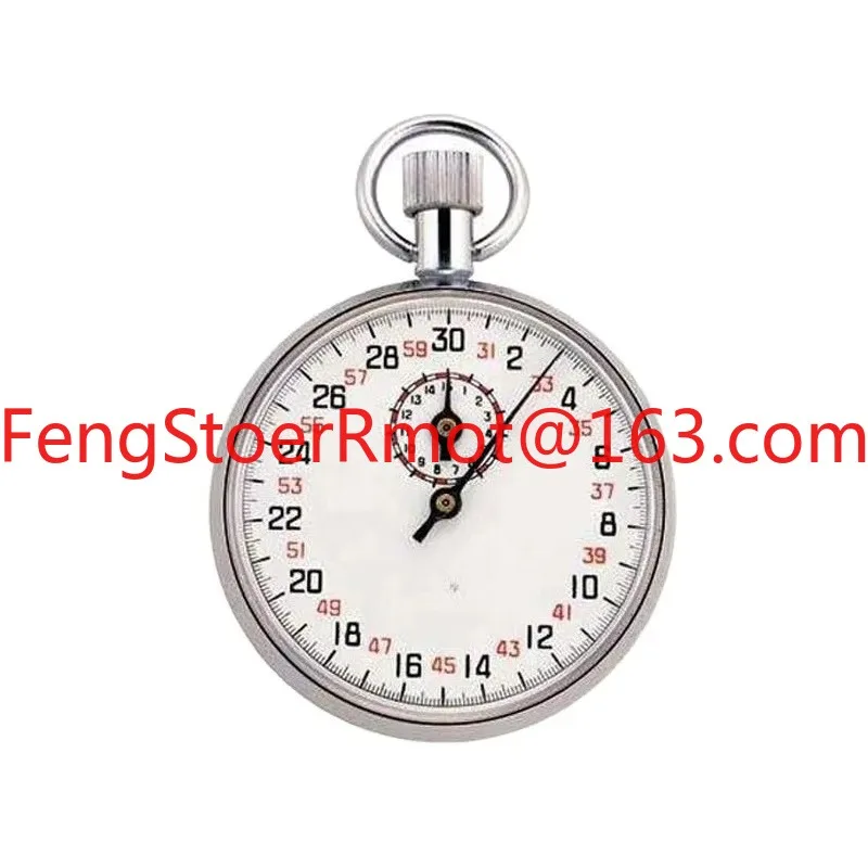 Stainless steel mechanical stopwatch 504, 30 seconds 15 minutes