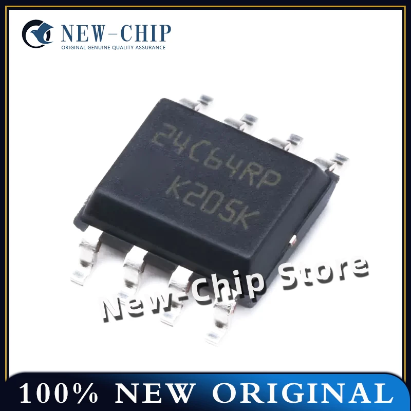 10PCS-200PCS/LOT  M24C64-RMN6TP  SOP-8  Memory chip EEPROM I2C interface  New original