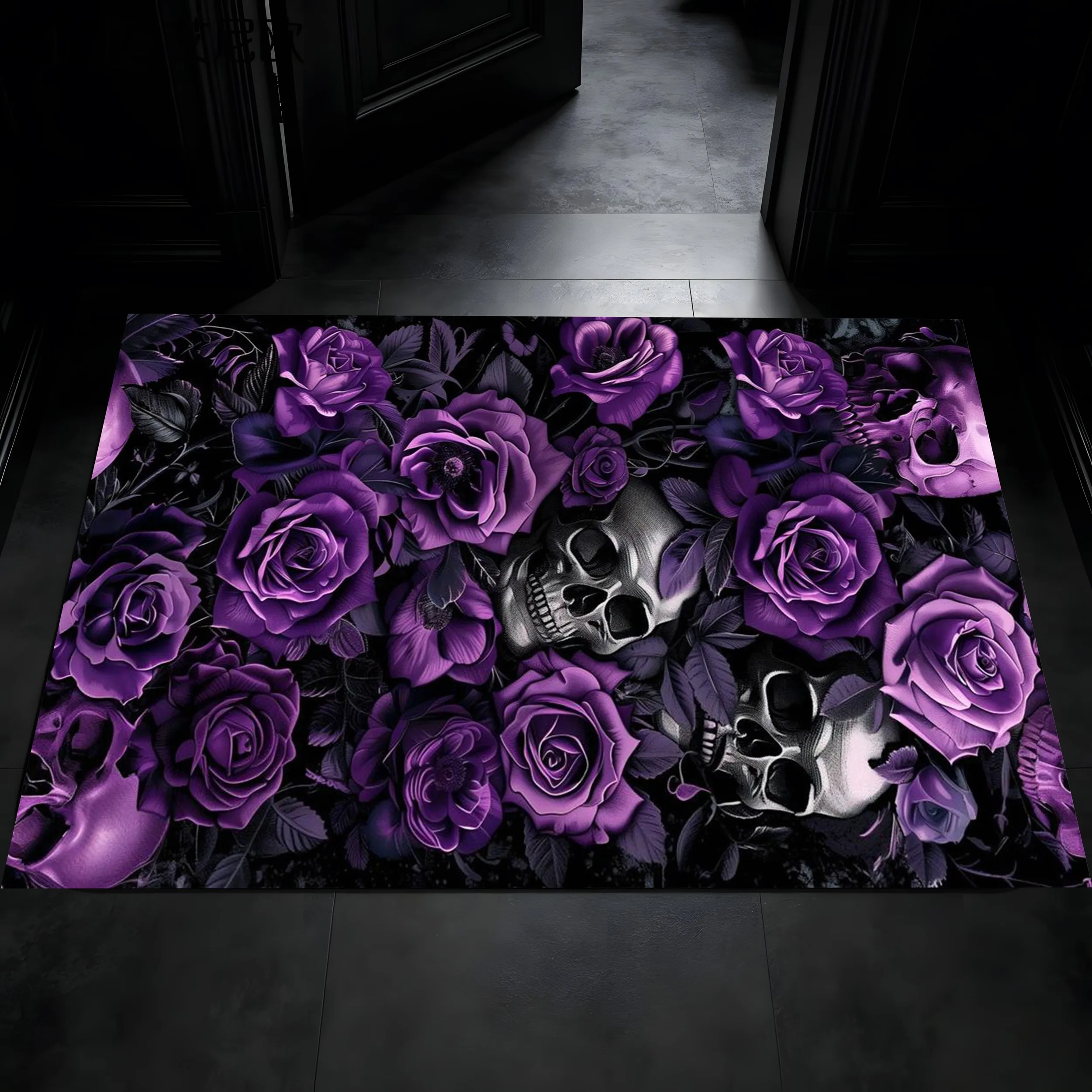 2D Carpet with Cute Ghost Pumpkin Elements Halloween Theme Cartoonish and Eye-Catching Creating a Fun and Quirky Halloween