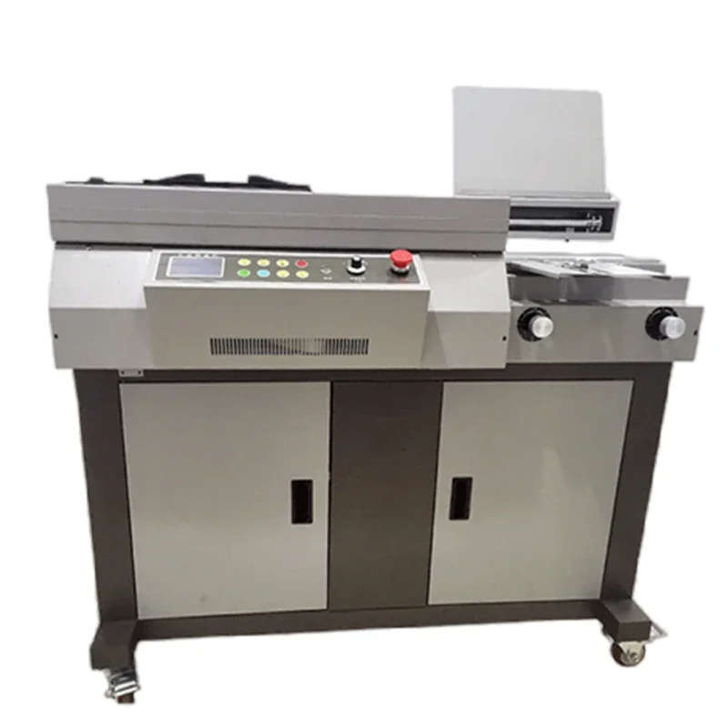 A4 glue binding machine +Electric Paper Cutter  glue binding machine paper cutter hot melt glue binding machine