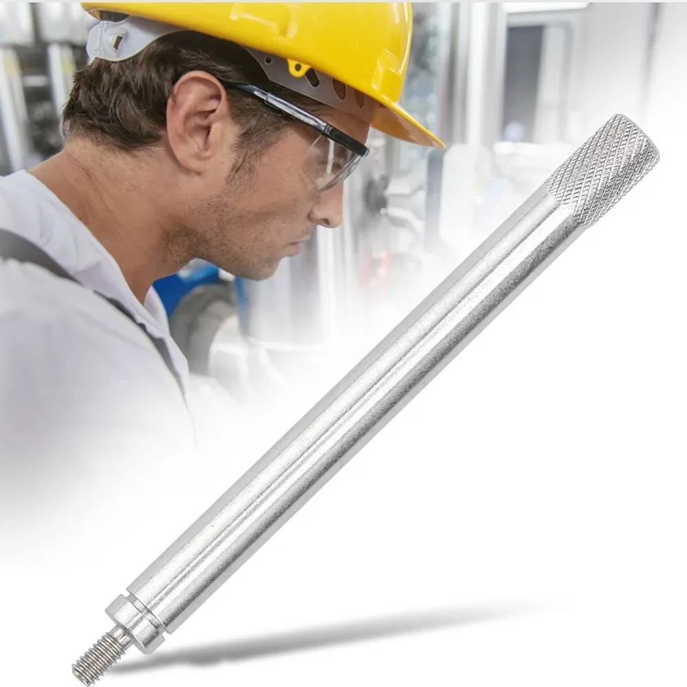 M2.5 Thread Dial Indicator Extension Rod 55mm Length Flat Contact Point Depth Gauge Extension Stem Solid Steel Construction - view 3