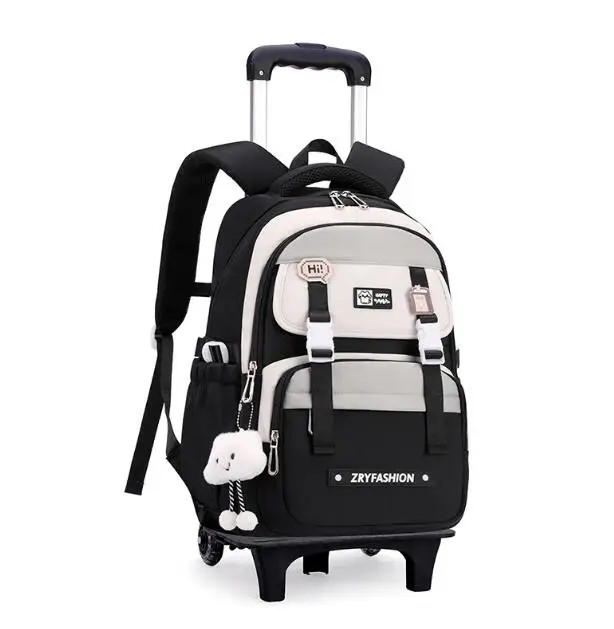 Travel Rolling Luggage backpack for girls Travel Trolley Bags school Wheeled Backpack for girls Children Trolley Bags for boys - Image 2
