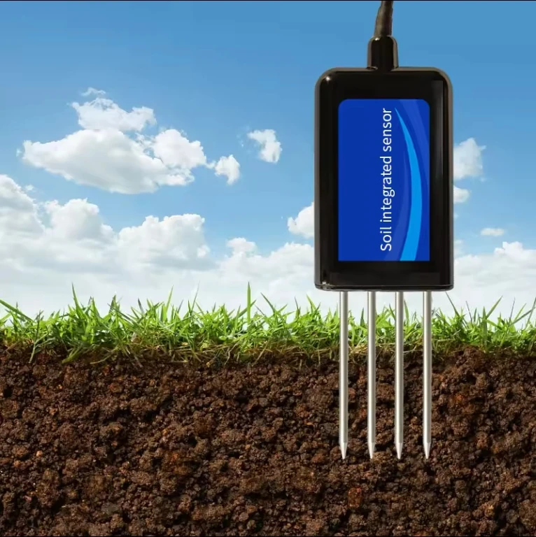 

Professional 8IN1 SOIL SENSOR FDR Soil Electrical Conductivity EC Sensors with Temperature Moisture Monitor Soil Moisture Sensor