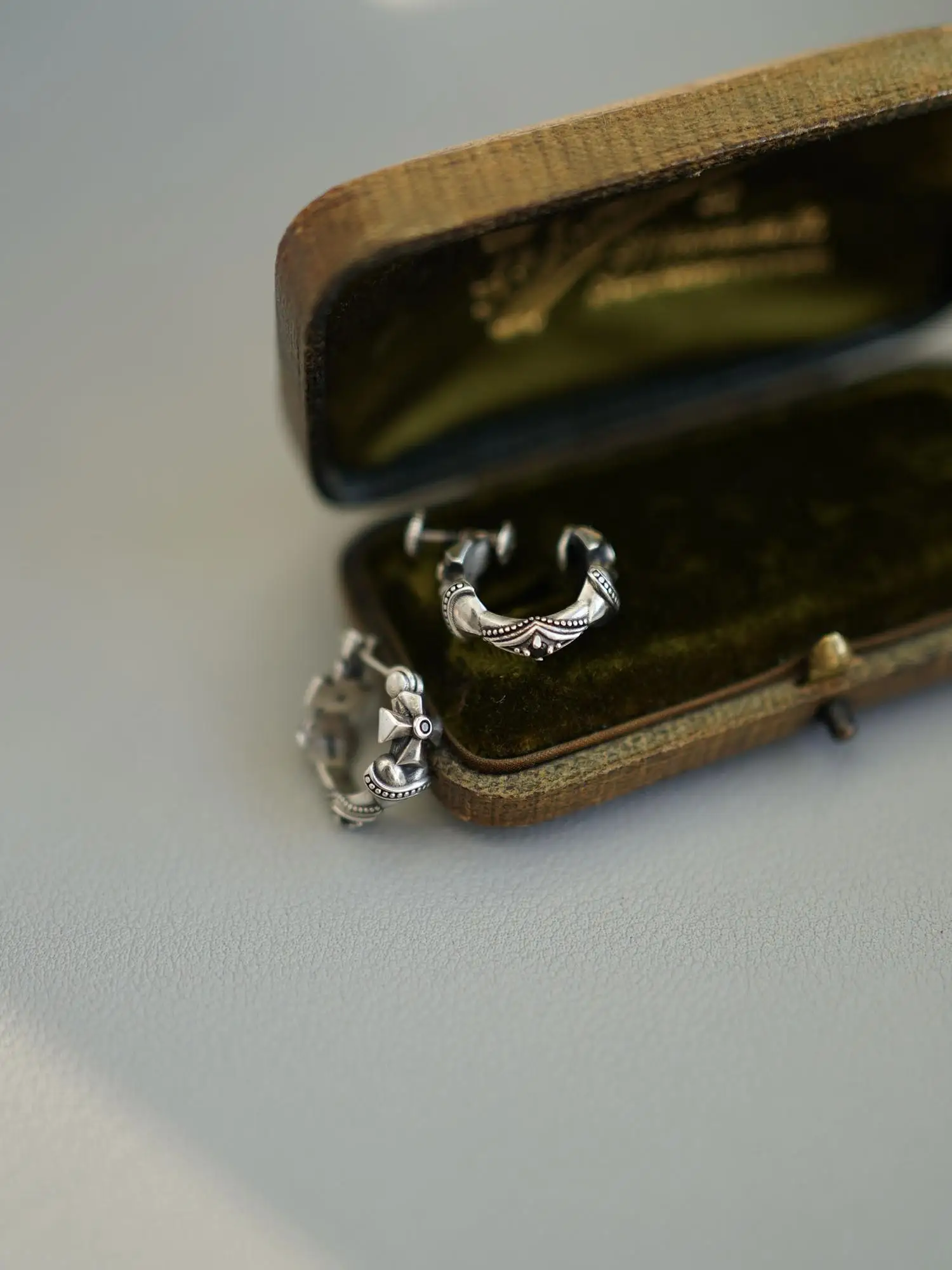

Original Design 925 Sterling Silver Lotus Eternally Enduring Infinite Galaxy Ear Cuff Hoop Pl Vintage Earrings Faion Je...