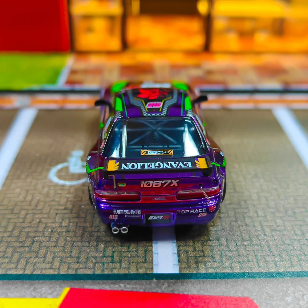 POP RACE 1:64 RT Test TYPE-01 1087X Pandem S13 APAxpo مجموعة نماذج سيارة من خليط معدني للمناسبات الخاصة (بدون صندوق) #4