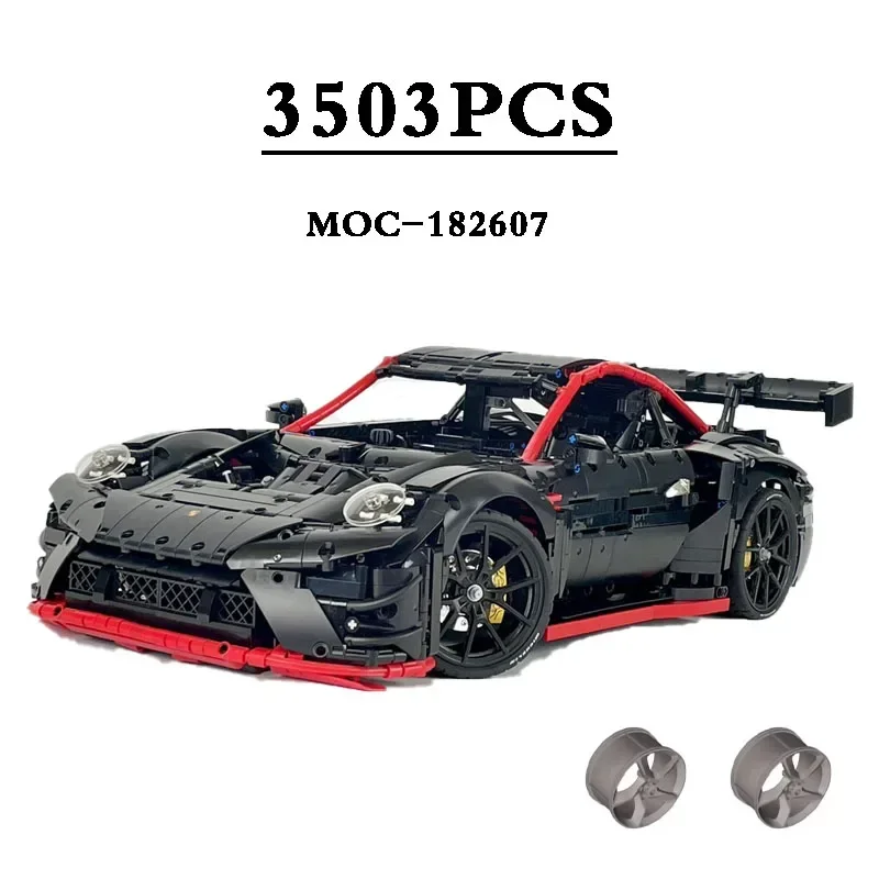 

2024 New MOC-182607 Racing GT3 R Car Building Blocks 42143 Improved Model 3503PCS Assembly Building Blocks Toys Birthday Gifts