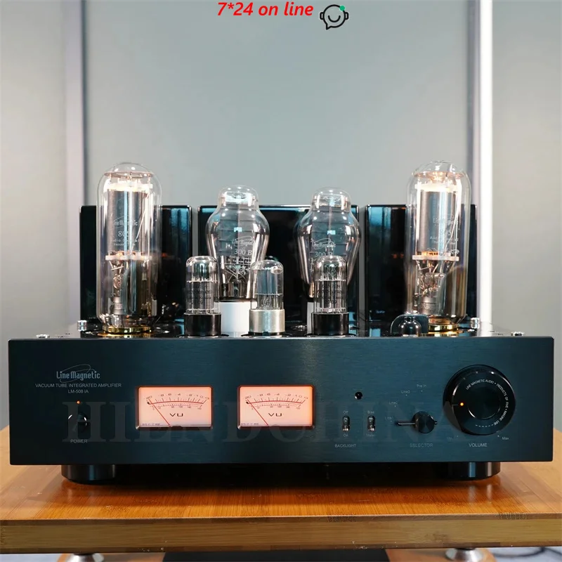 

LC-07 LineMagnetic LM-508IA Integrated Power Amplifier 300B Push 805 Tube Class A 48W*2