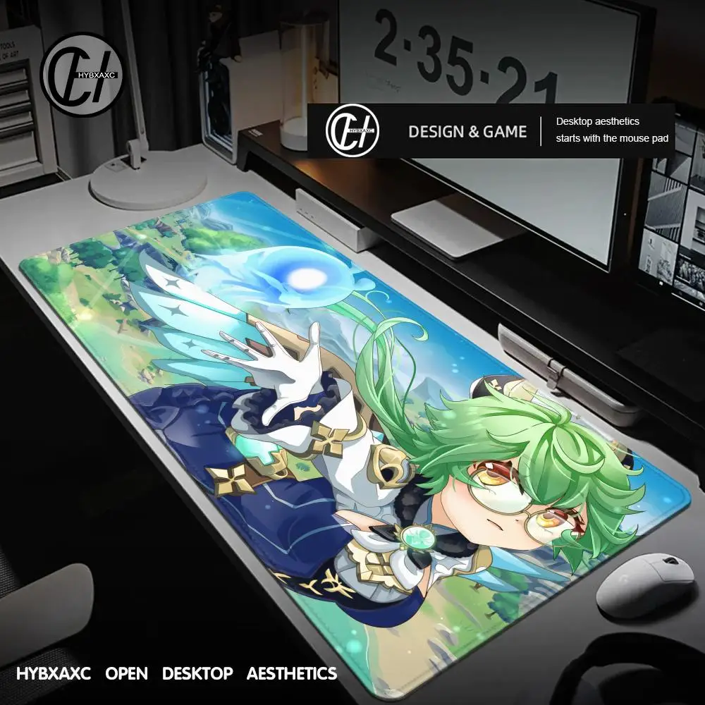 

Genshin Impact Sucrose Gaming Mouse Pad Large Mouse Pad PC Gamer Computer Mouse Mat Big Mousepad XXL Keyboard Desk Mat Mause Pad