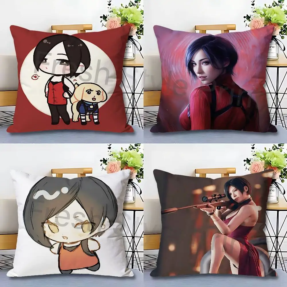 R-Resident E-Evil A-Ada Wong Anime Celebrity Merchandise All-Match Printed Pillow Case Sofa Car Office Room Decoration Protector