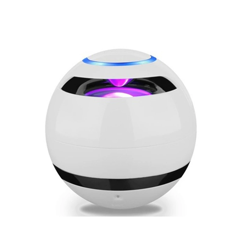 BPDIA Mini BT Speaker Wireless Speaker Colorful LED TF Card USB Subwoofer Portable MP3 Music Sound