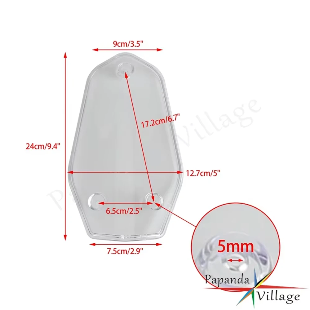 Motocross Adventure Dirt Bike Rally Clear Fairing Windshield For 450 RALLY REPLICA 701 BAJA 701 RALLY ENDURO 690 LED Headlight