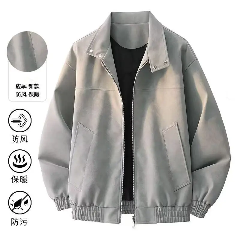 

Biker Jackets Womens Jacket Non Leather Autumn Houndstooth Notched Lapels Cinched Three-Button Stereoscopic British Ins Off-Road