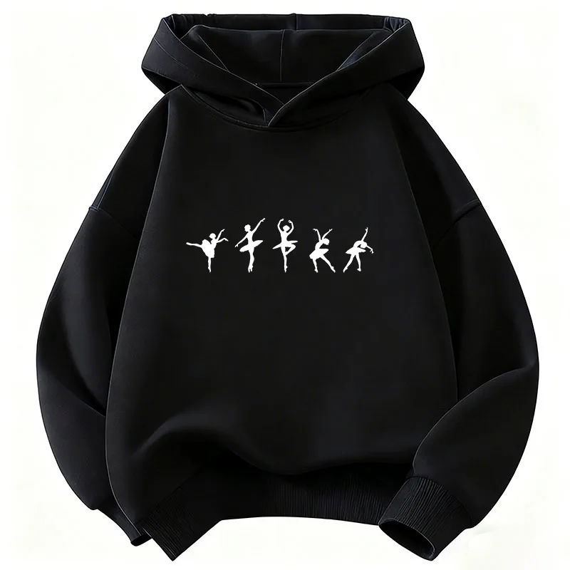 Tanz-Mädchen Mode-Hoodie Kinder-Sweatshirt Kapuzenpullover Mädchen Herbst Y2k 90er Lässige Hoodies