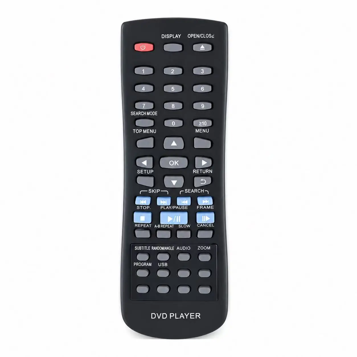 Replacement Remote Compatible For Panasonic N2QAYA000015 N2QAYA000080 DVD CD Player DVD‑S700 DVD‑S58 DVD‑S48 DVD‑S500 Remote
