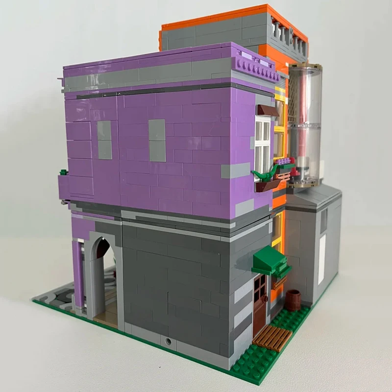 Lezi 6022 La Habana Bistro estilo Habana restaurante cubano Frijoles arquitectura modelo DIY Mini bloques juguete de construcción sin caja