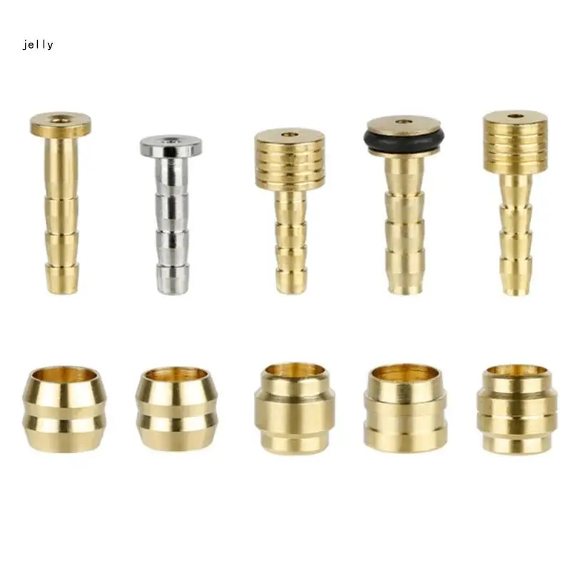 Oil Pipe Connector Tube Fittings Insert Connecting Bolts Bleed for Bicycles 448C