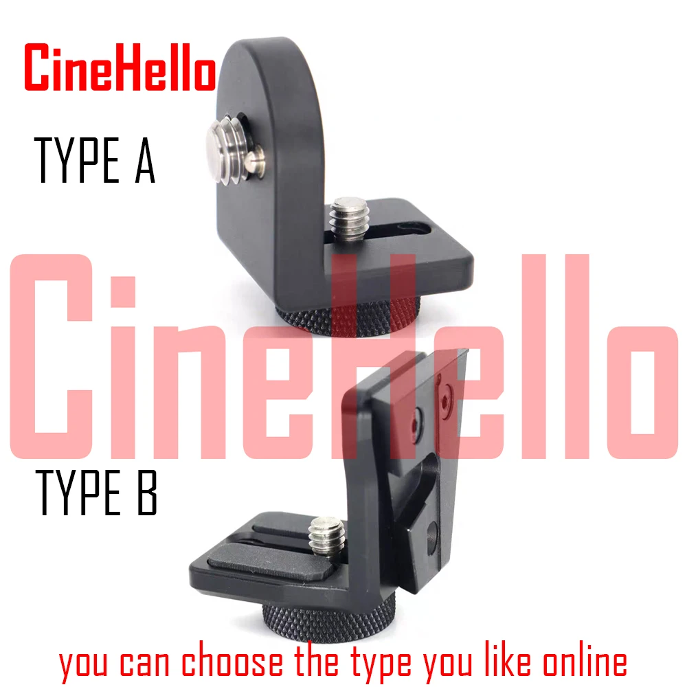 Прямоугольный кронштейн с V-образным креплением 1/4 дюйма, 3/8 дюйма, расширенный для видеомонитора для передачи изображения Teradek Vaxis на ссылке камеры ARRI RED Sony