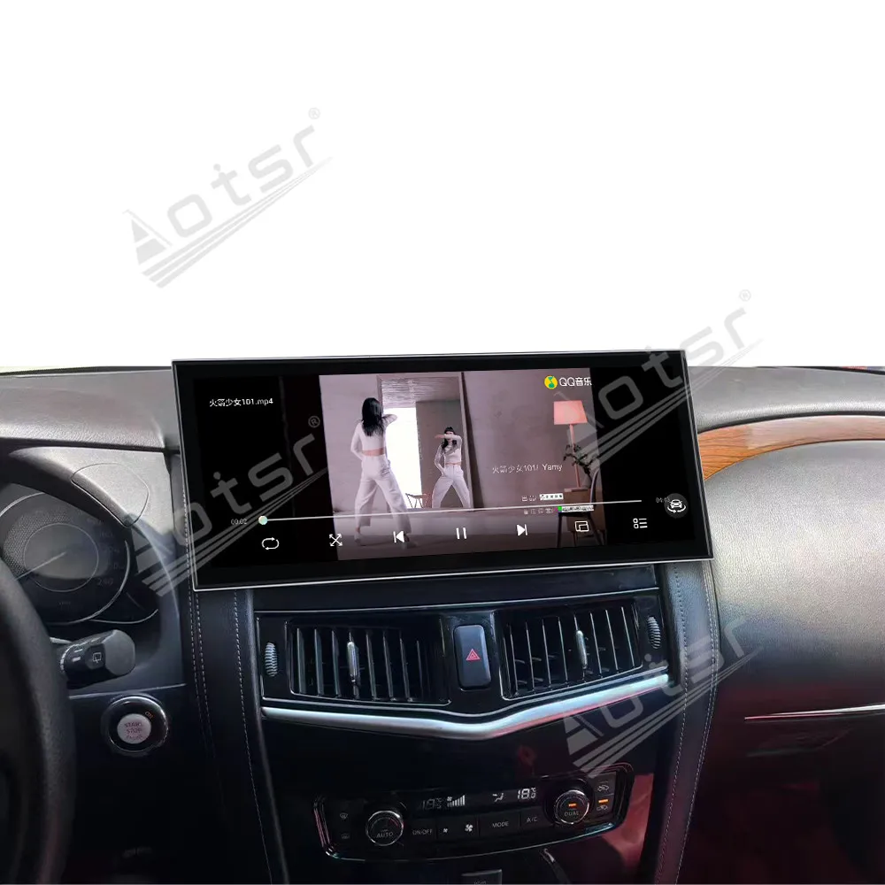 15.8 Inch Dash TouchScreen Car Radio GPS Navigation Stereo For Nissan Patrol 2012–2020 Multimedia CarPlay Android Auto Head Unit