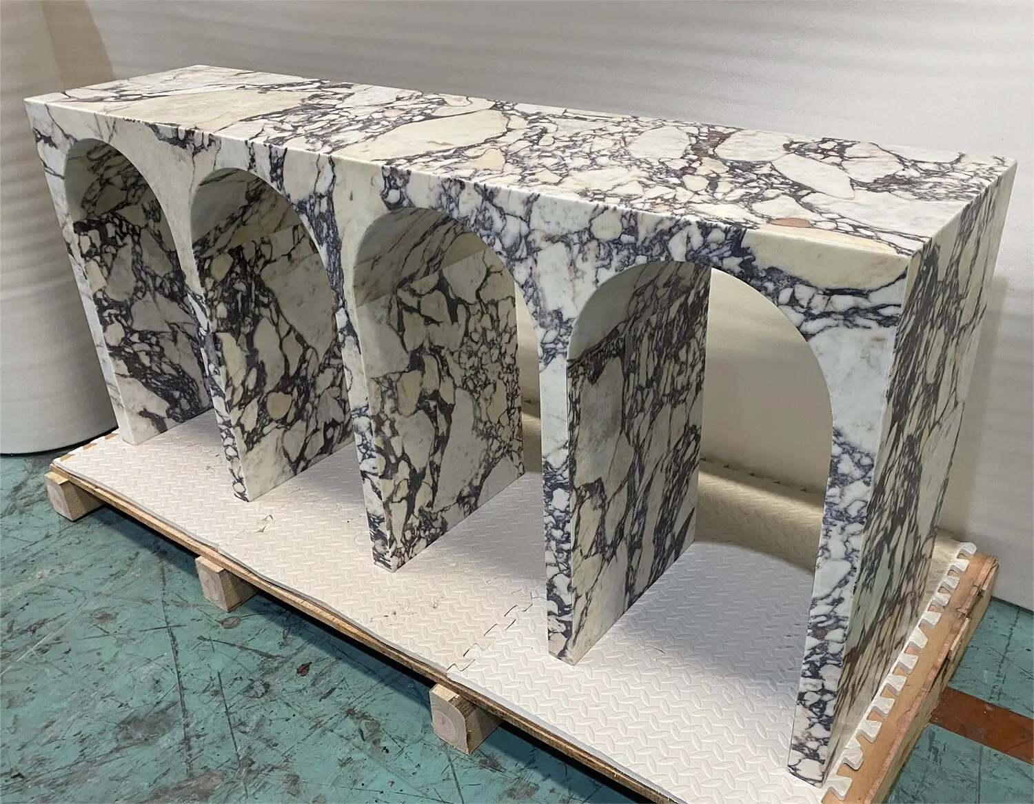 Calacatta Viola Marble Console Table Design Popular Modern Table Furniture Marble Table For Sale