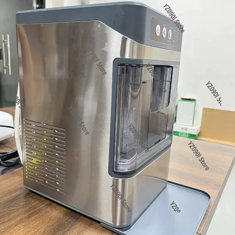 Stainless Steel Ice Maker Machine for Home Use Produces Chewable Nugget Ice Custom Logo Available