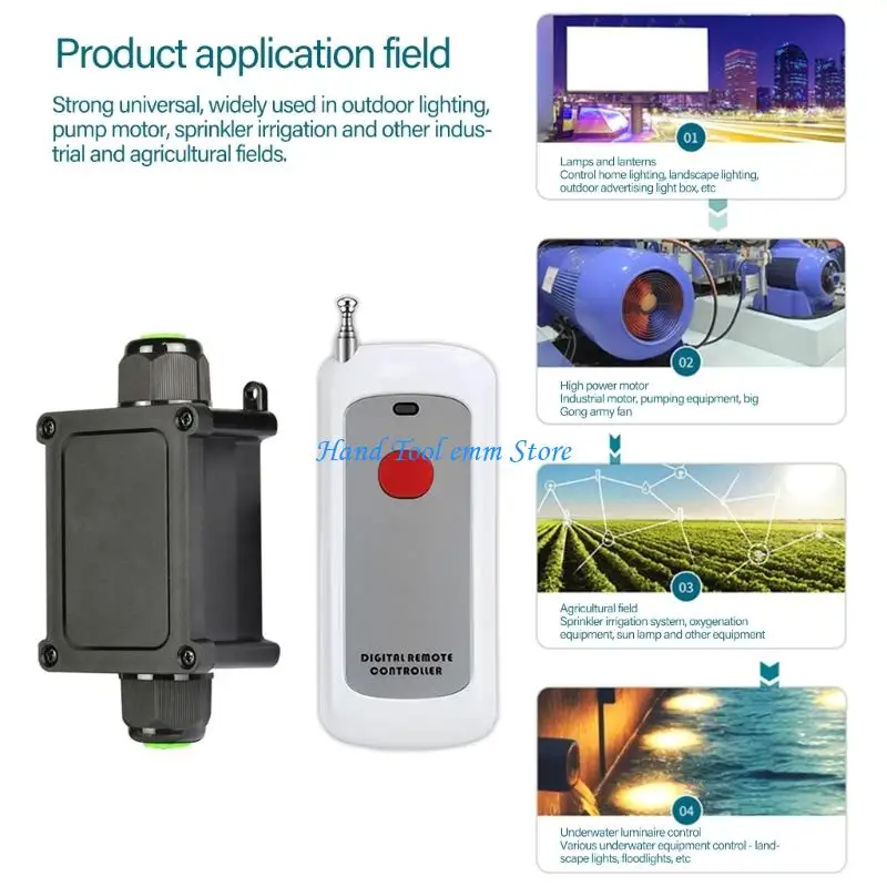 

H37F AC85-275V Wide Voltages Waterproof Controller For Outdoor Use In Agricultural