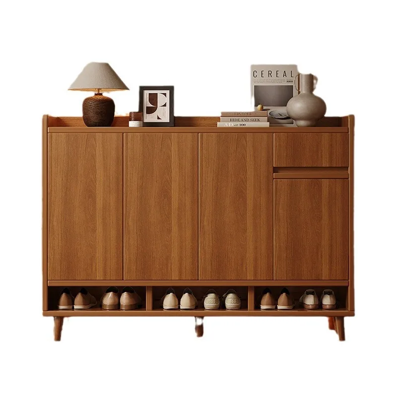 

Shoe cabinet household entrance indoor entry new 2024 explosion corridor outer corridor large-capacity locker solid wood