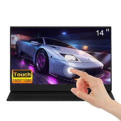14 inch portable monitor 2.2K for For Laptop XBox PS4 / 5 Switch TV Box Cell Phone PC Extension Monitor for office and gaming