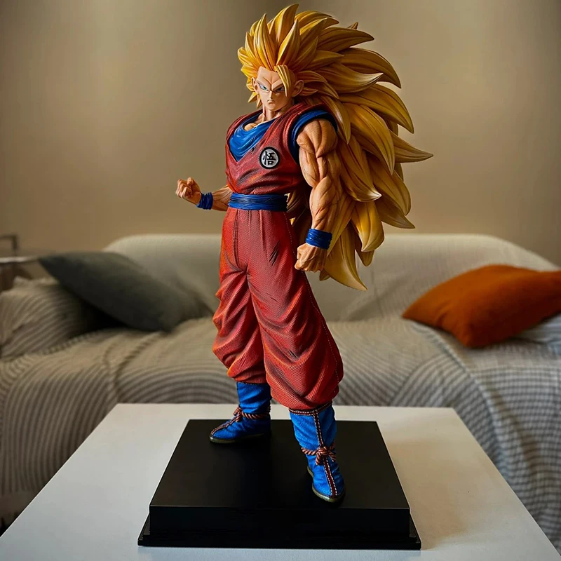 

56cm Jt Dragon Ball Character 2% Super Three Goku Cartoon Character Model Trend Toy Collection Ornaments Statue Gifts