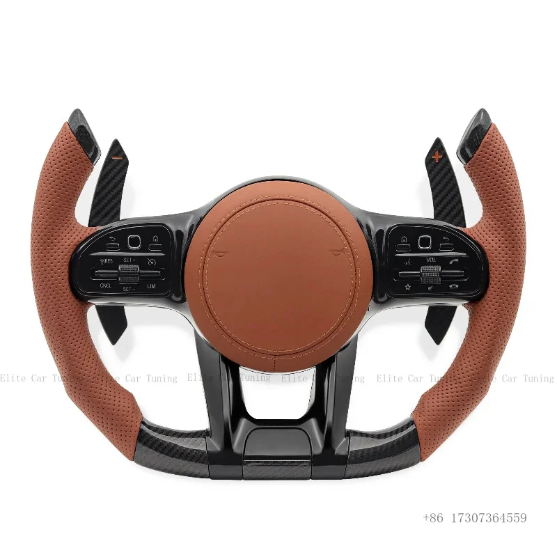 

Sport Racing Car Steering Wheel for Mercedes Benz AMG W166 W167 W177 W205 W213 W222 W221 GLC GLE GLB GLA C63 G63 G63S E300 E220