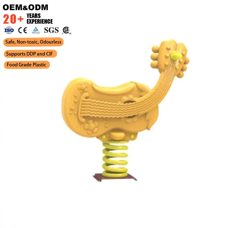 Children Outdoor Spring Horse Rider Toys Inflatable Playground Equipment For 3-6 & 8-12 Years