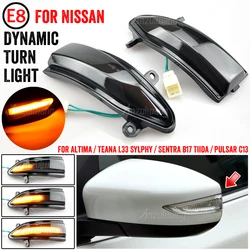 2pcs Dynamic blinker For Nissan Tiida Pulsar C13 Altima Teana L33 2013 2018 Sylphy Sentra B17 LED Turn Signal Light Mirror arrow