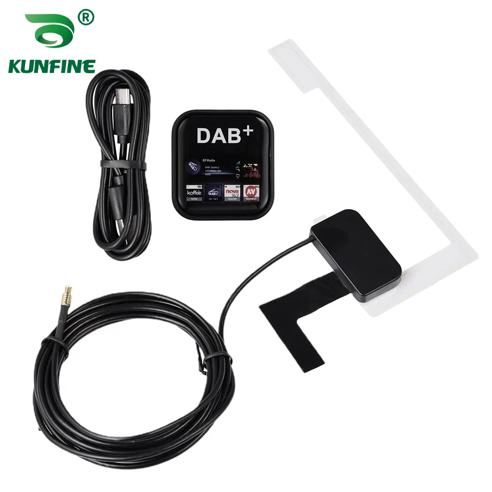 

Universal DAB USB Android Car Radio Tuner Window Antenna Navigation APP Control Kit DAB USB Dongle Digital Audio Broadcasting