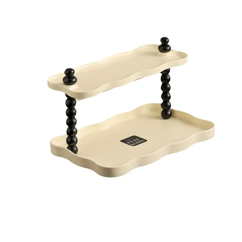 

Cup desktop rack retro living room bathroom washstand rack bedroom makeup skin care product storage rack