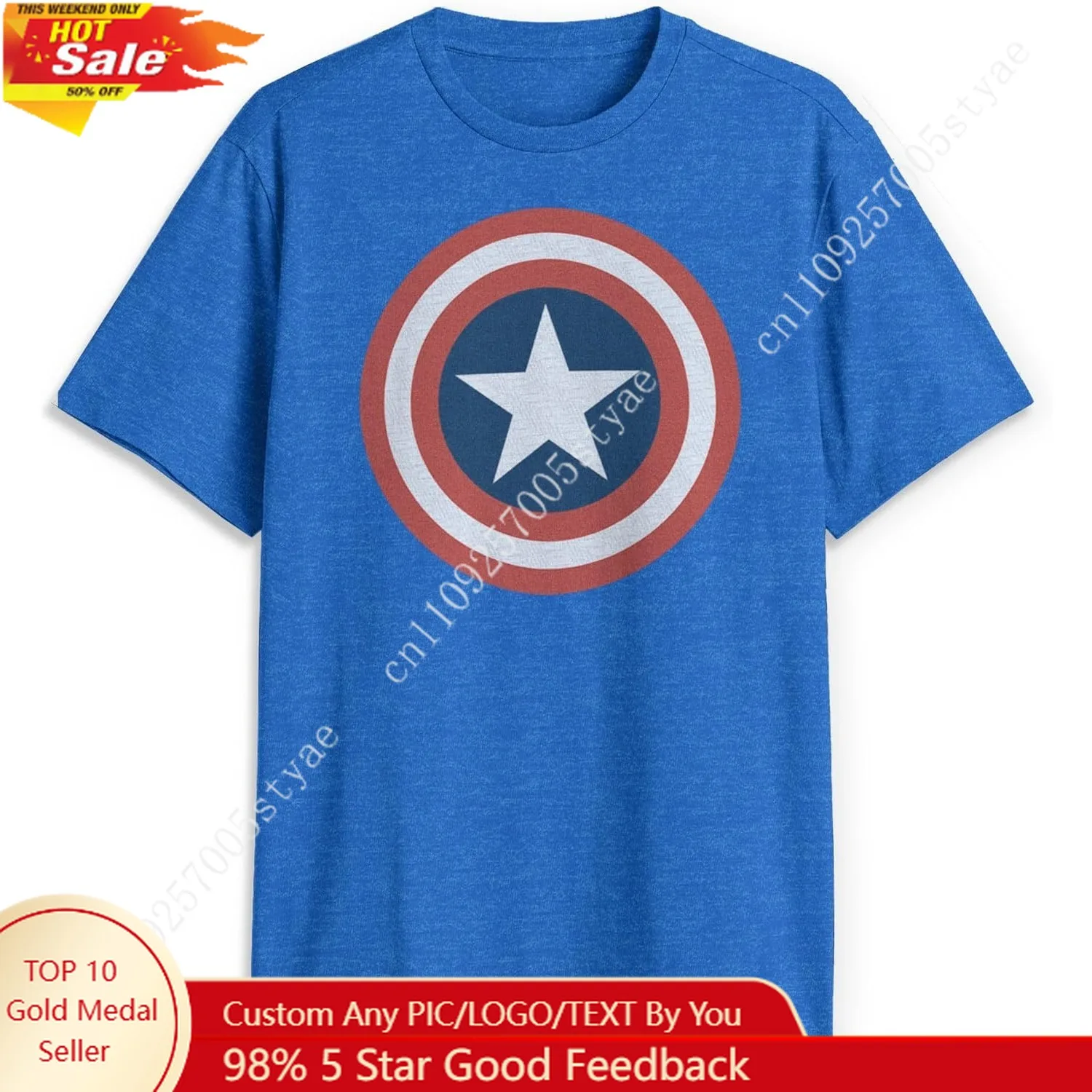 

Marvel Mens 80s Captain 2 Short Sleeve T-Shirt Sport Clothes Shorts Sleeve Tshirts Casual Tee Soft Top Daily Outfit